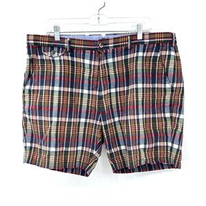 vintage 90s POLO RALPH LAUREN shorts authentic indian madras plaid cotton 38